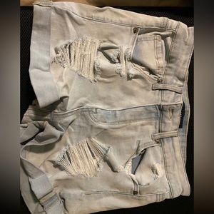 Womens Aero High Rise Midi Shorts ; Size:10